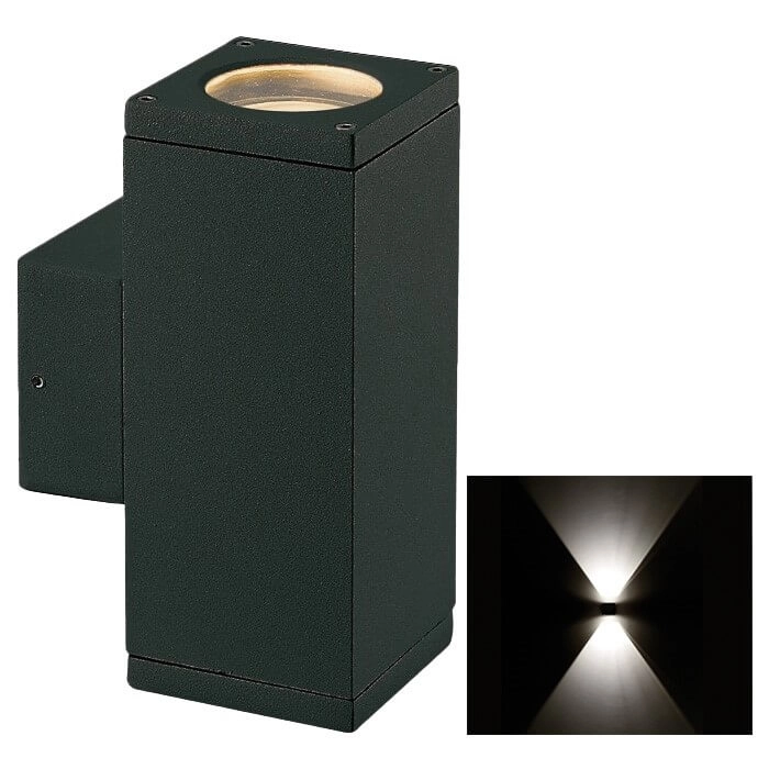 Square up & downlighter Finmotion black