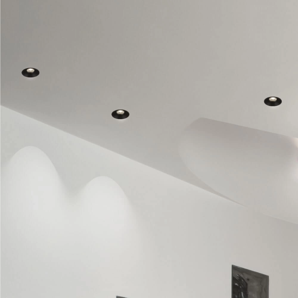 Inbouwspot Slim Trim Adjustable zwart Lyora