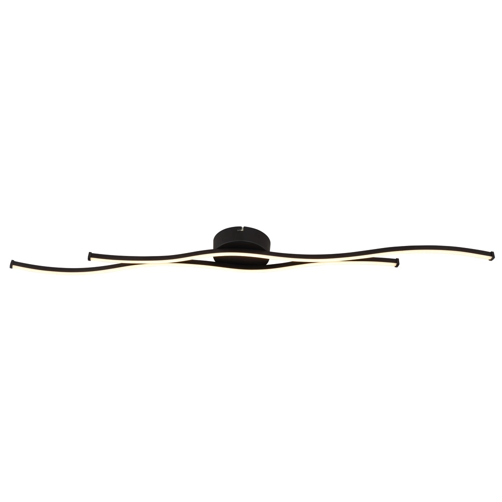 Moderne plafondlamp Boyd zwart Globo 9007371487103
