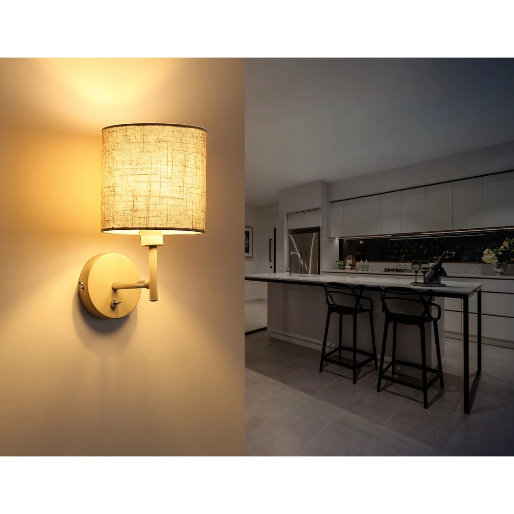 Wandlamp Deleon zand bruin Globo 9007371566907