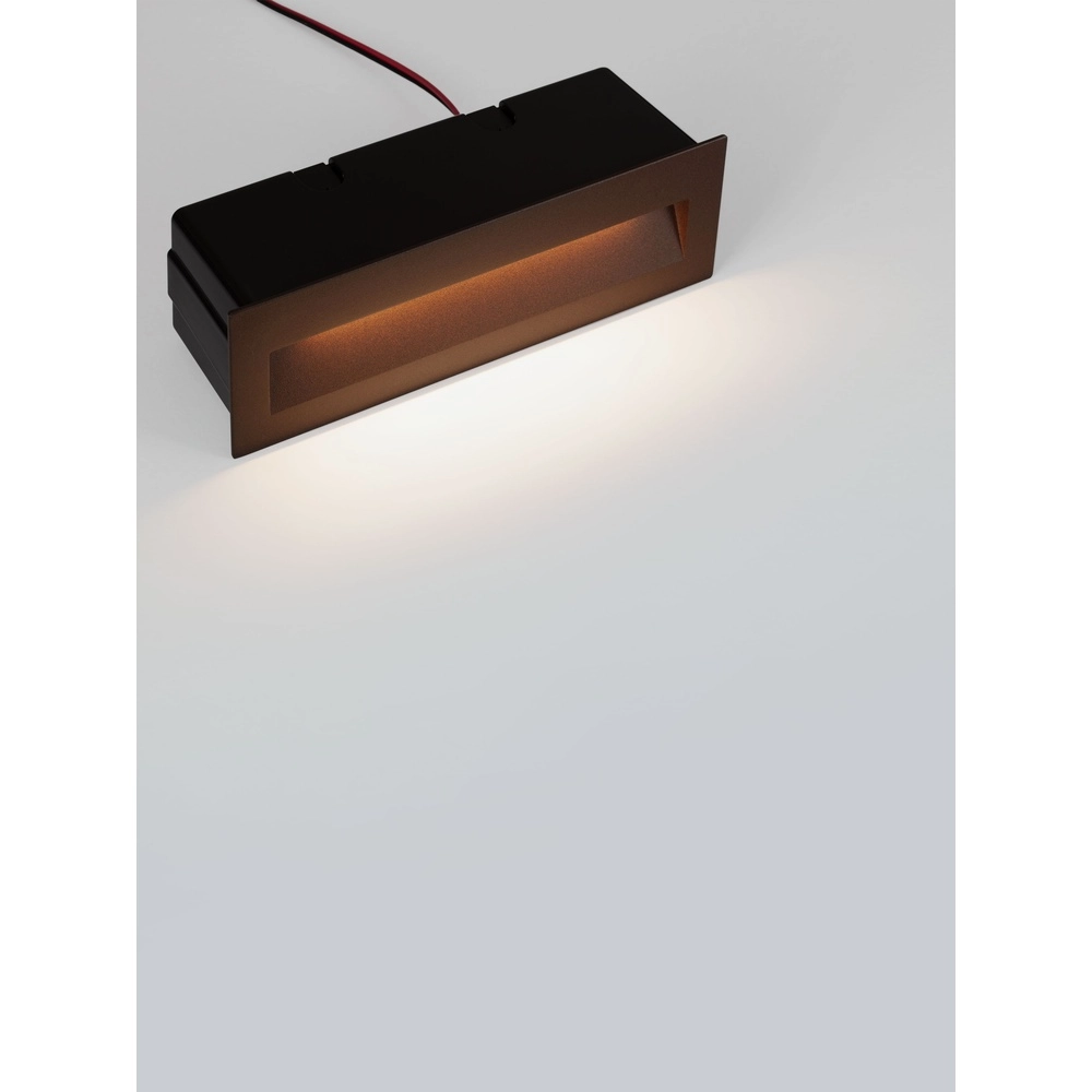 Inbouw wandlamp Drat roestbruin Lyora 5212017498038
