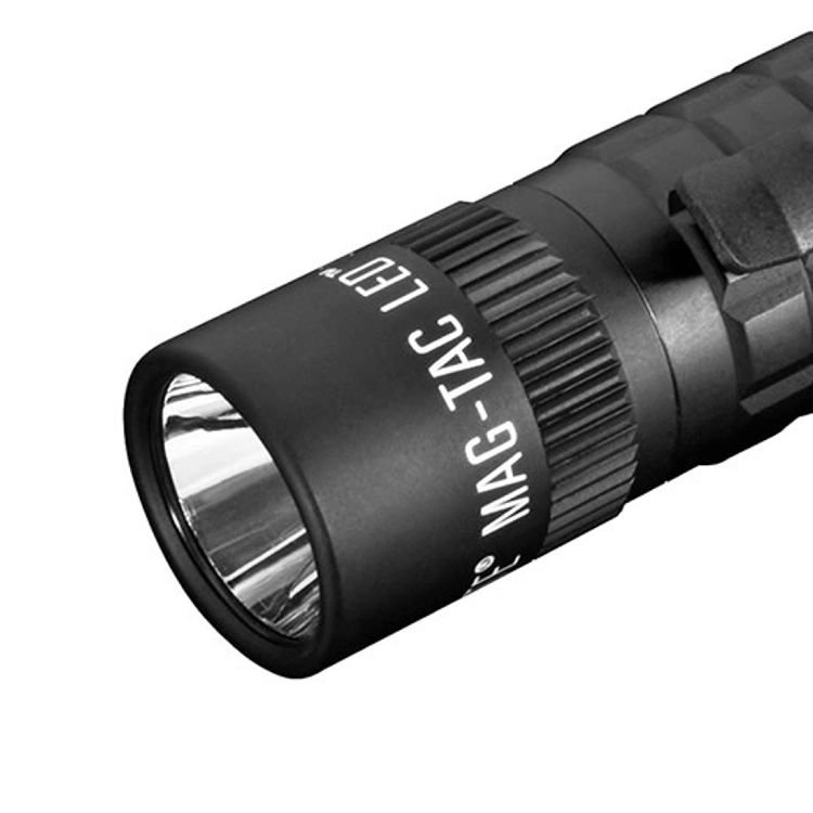 Led zaklamp Mag Tac Plain Bezel LED Zwart Maglite 38739670638