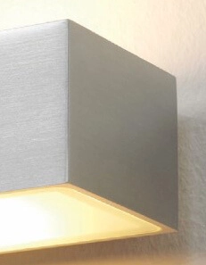 Led gevelspot Eindh 13cm-aluminium Artdelight 8719831733491