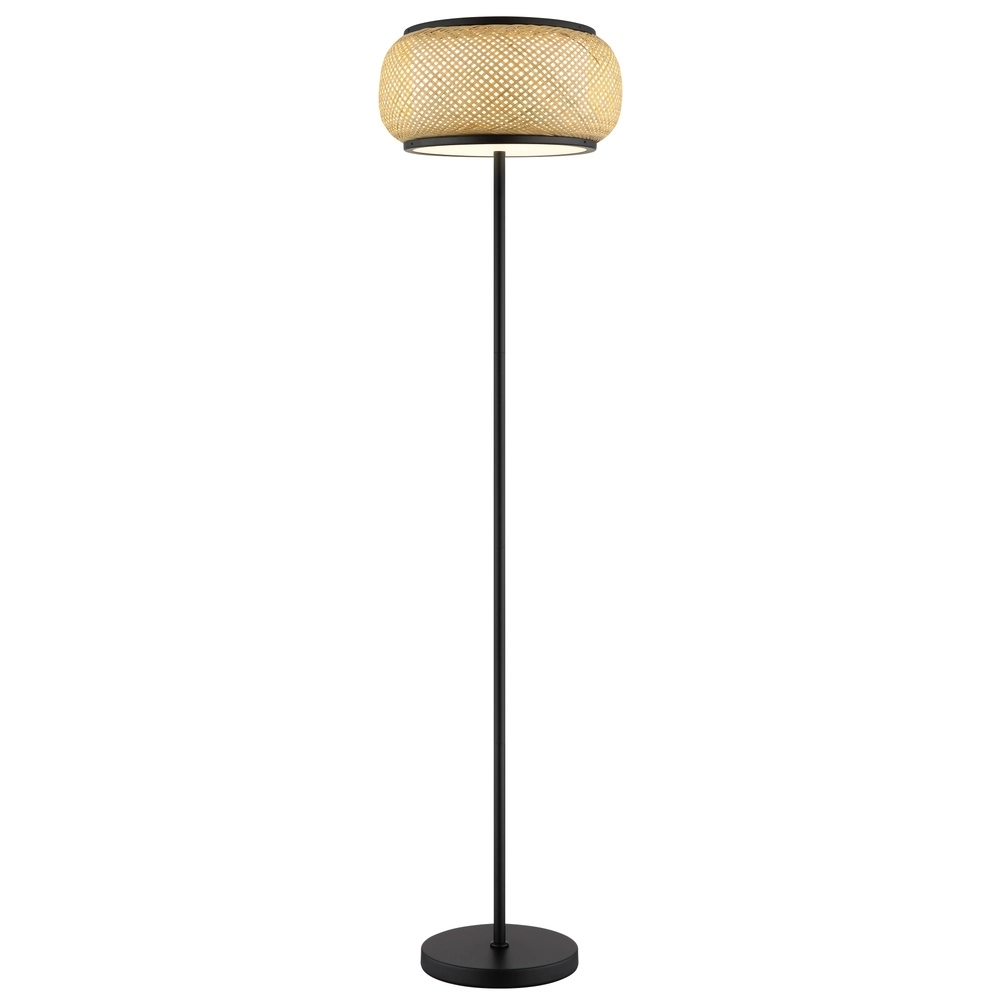 Vloerlamp Bambora met bamboe Ø 38cm