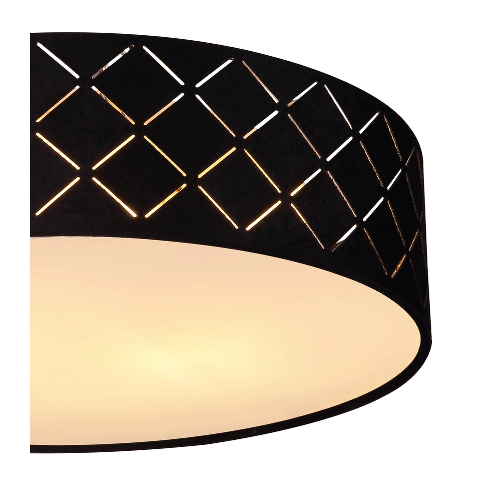 Plafondlamp Varios Ø 38cm zwart Globo 9007371396757