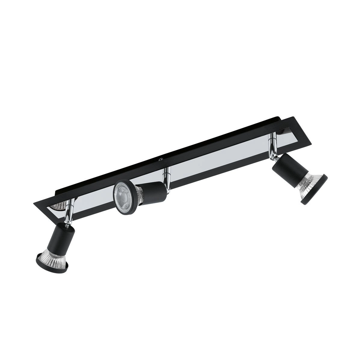 Led plafondspot Sarria 3-lichts zwart