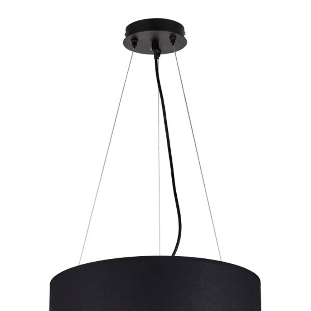 Zwarte hanglamp Fringe Ø 40cm Searchlight 5053423135533