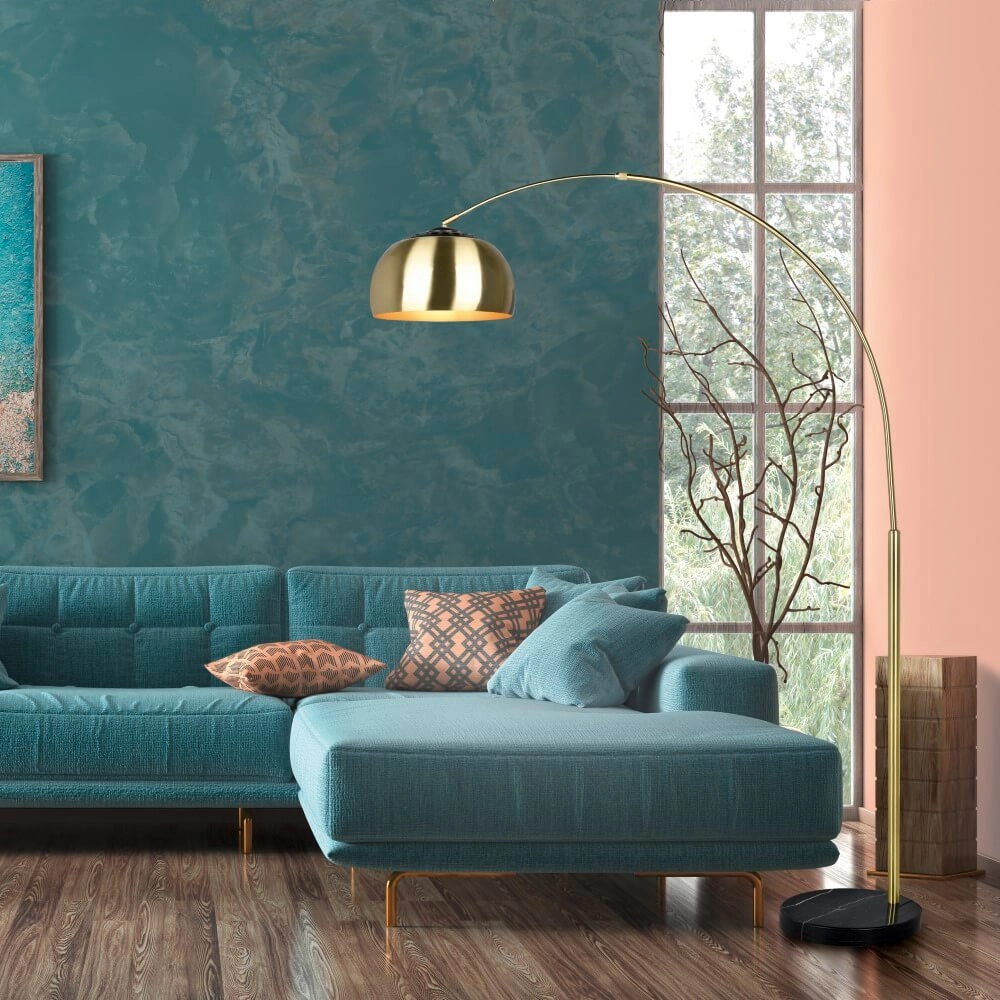 Gouden booglamp Argentina design Trio 4017807522501
