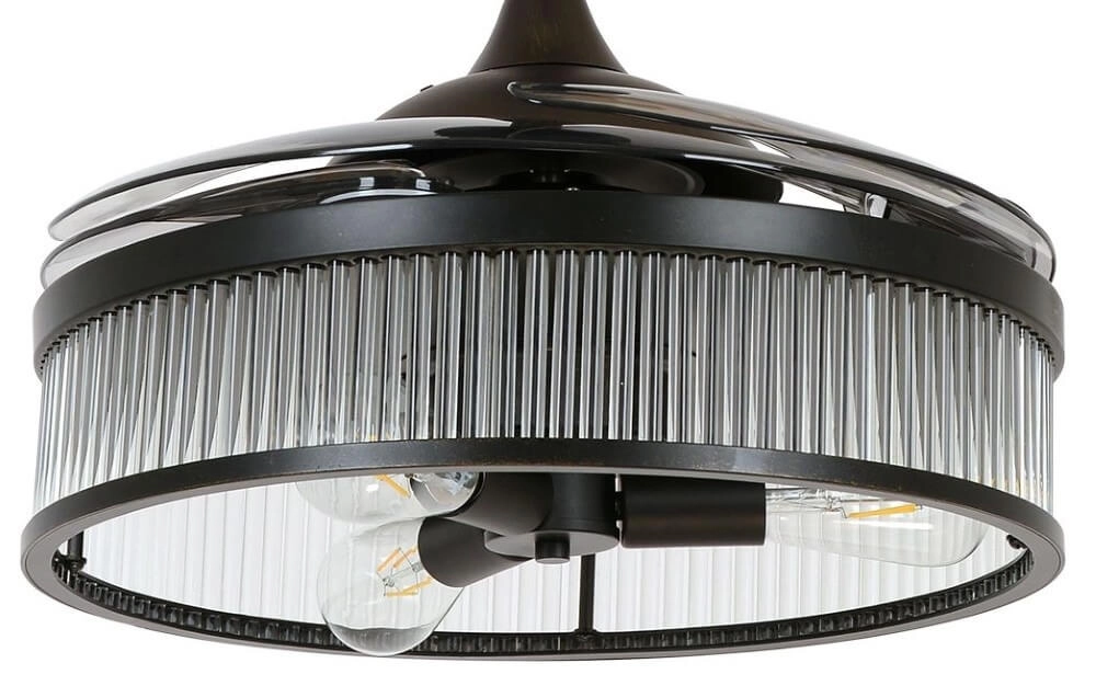 Zwarte plafondventilator Fanway Corbelle Ø 122cm Beacon 9333509143994