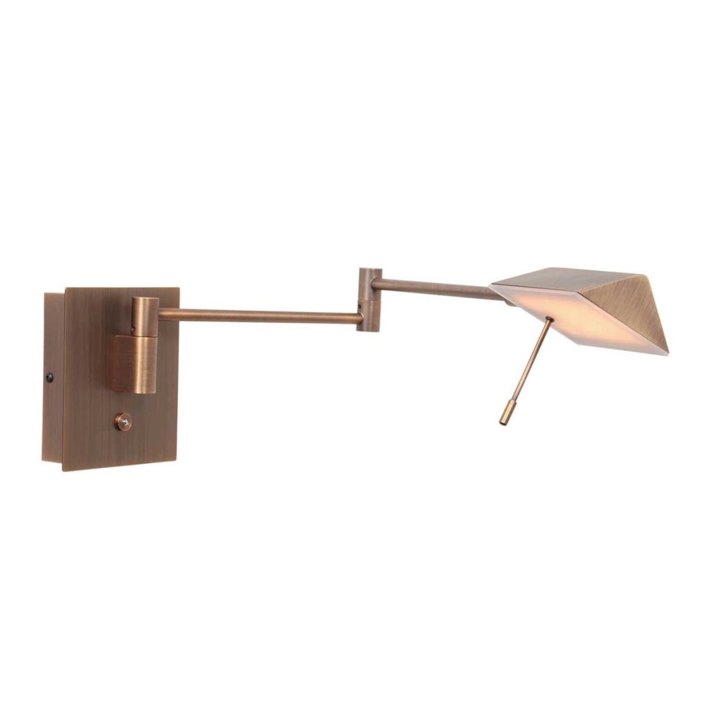 Wand leeslamp Retina brons Steinhauer 8712746165081