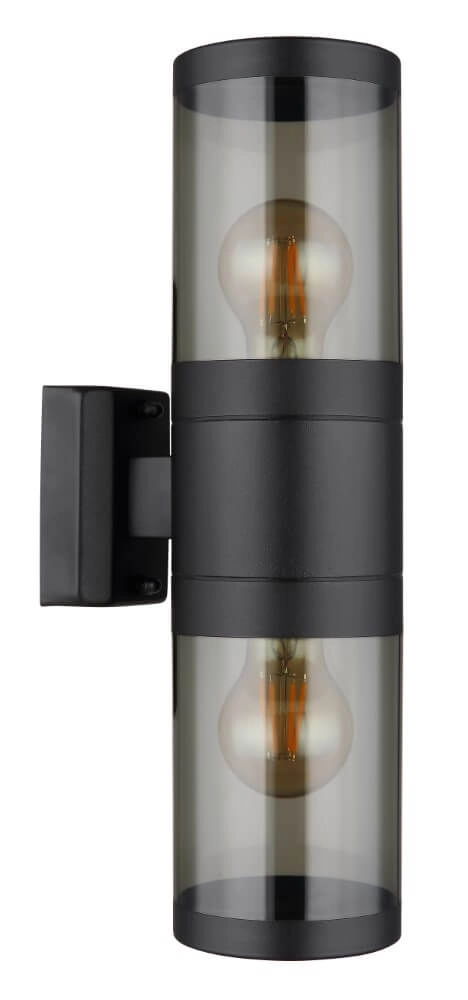 Black outdoor lamp Xeloo 2x E27 Globo 9007371440757