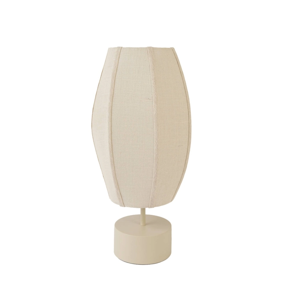 Tafellamp Melamba 63cm zand bruin