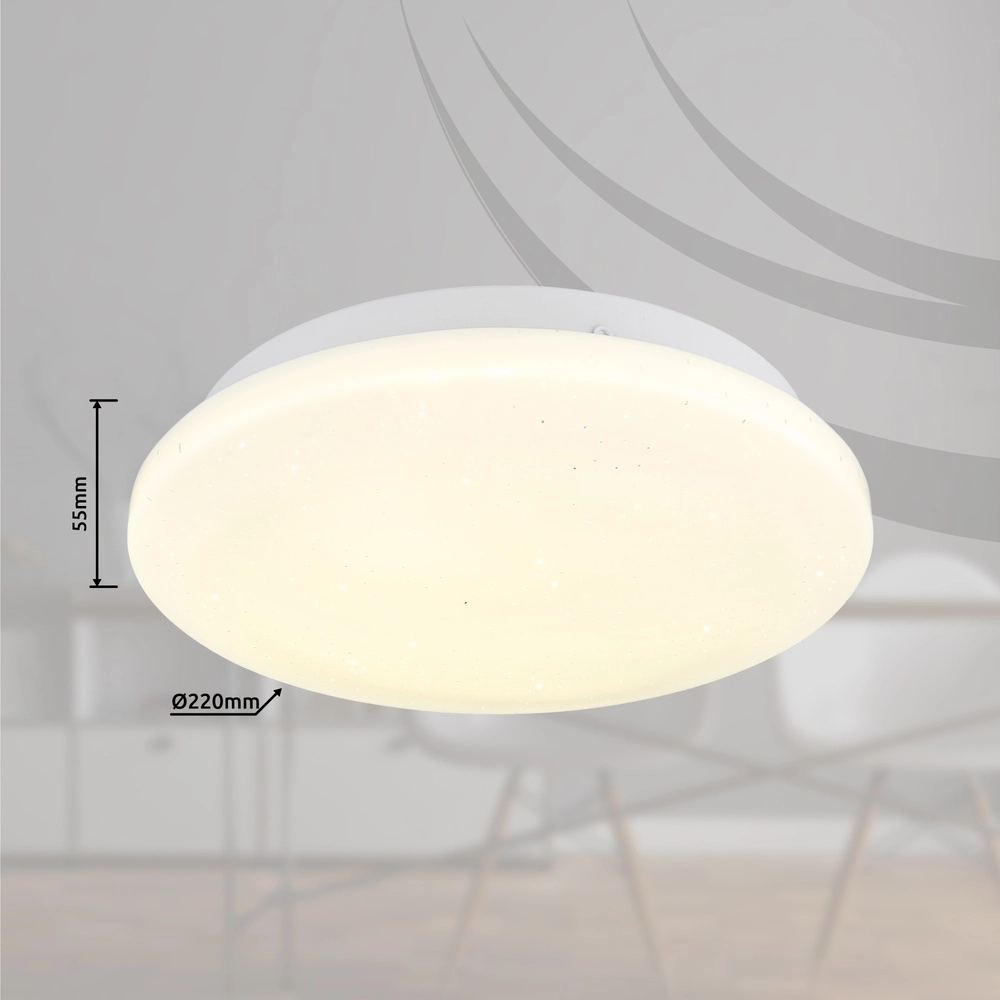 Moderne plafonniere Flarx wit Globo 9007371458714