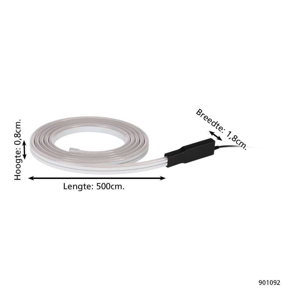 Ledstrip Flatneon Z 5m voor buiten Eglo 9008606297801