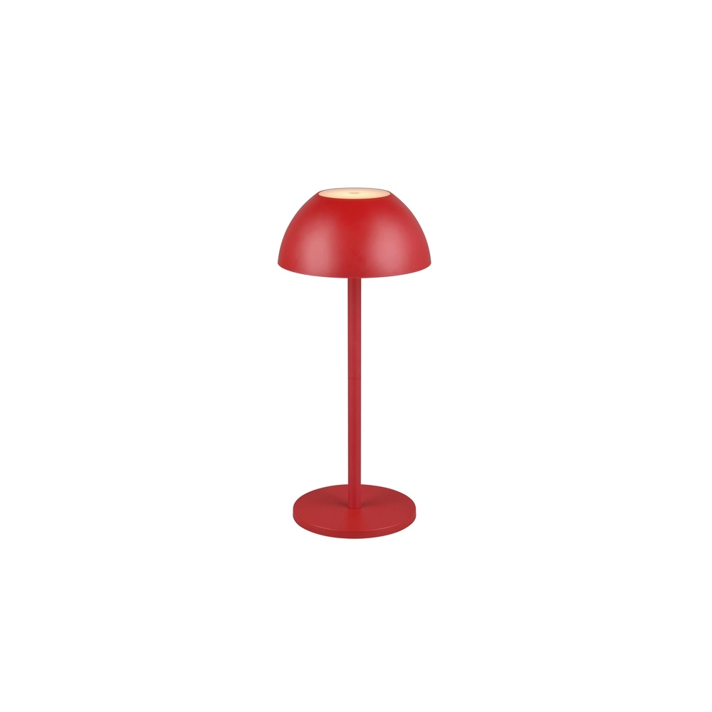 Tafellampje Ricardo rood Ø 13,5cm