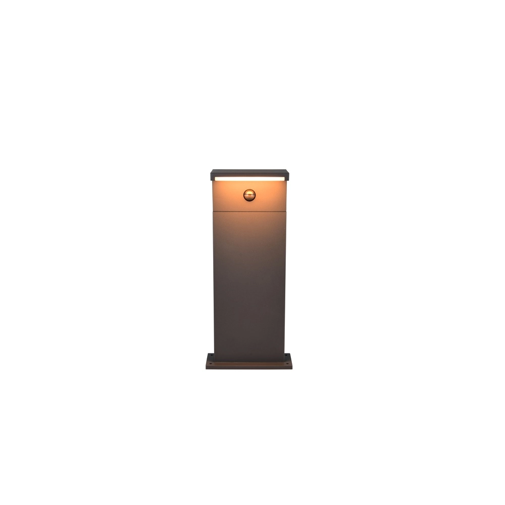 Moderne tuinlamp Ravi antraciet met sensor 50cm Trio 4017807686913