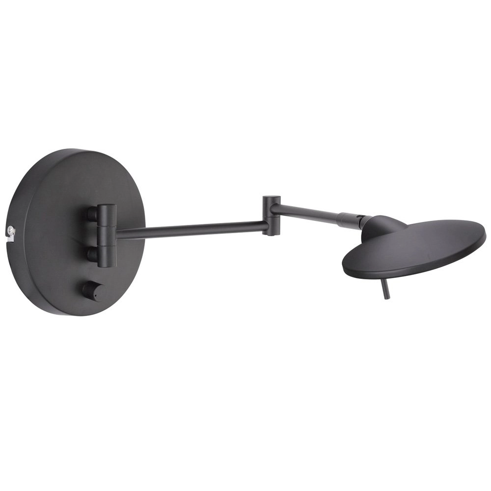 Led leeslamp Kazan 55cm zwart