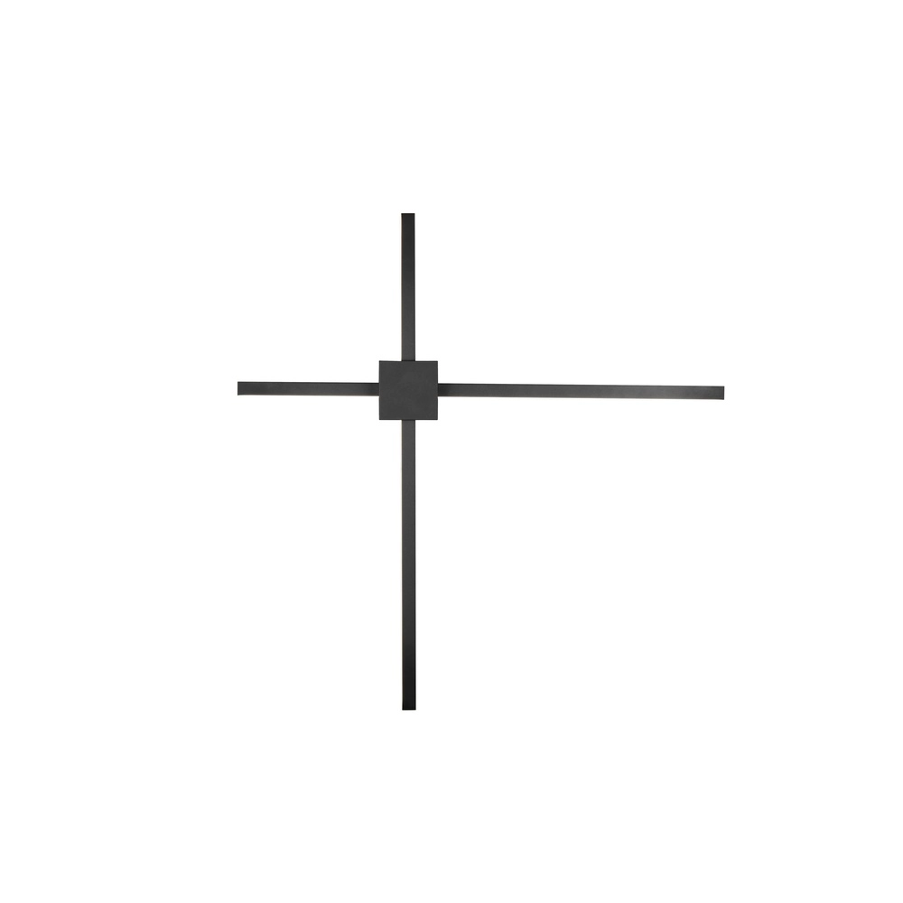 Moderne wandlamp Cassino zwart 67,5cm Trio 4017807683202