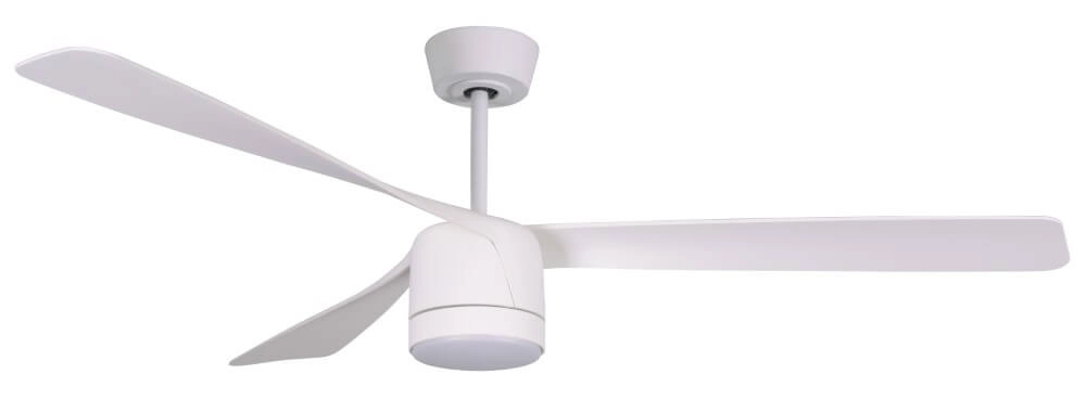 Witte plafondventilator met lamp Peregrine Ø 142cm Beacon 9333509165309