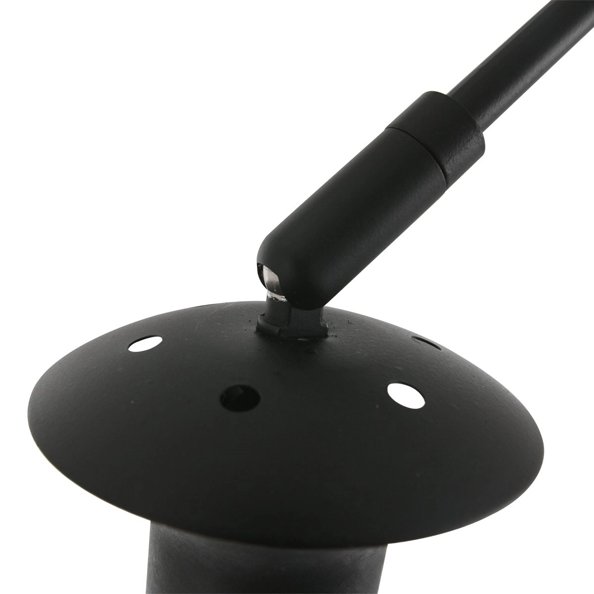 Wand booglamp Sparkled zwart met smoke kap Steinhauer 8712746146660