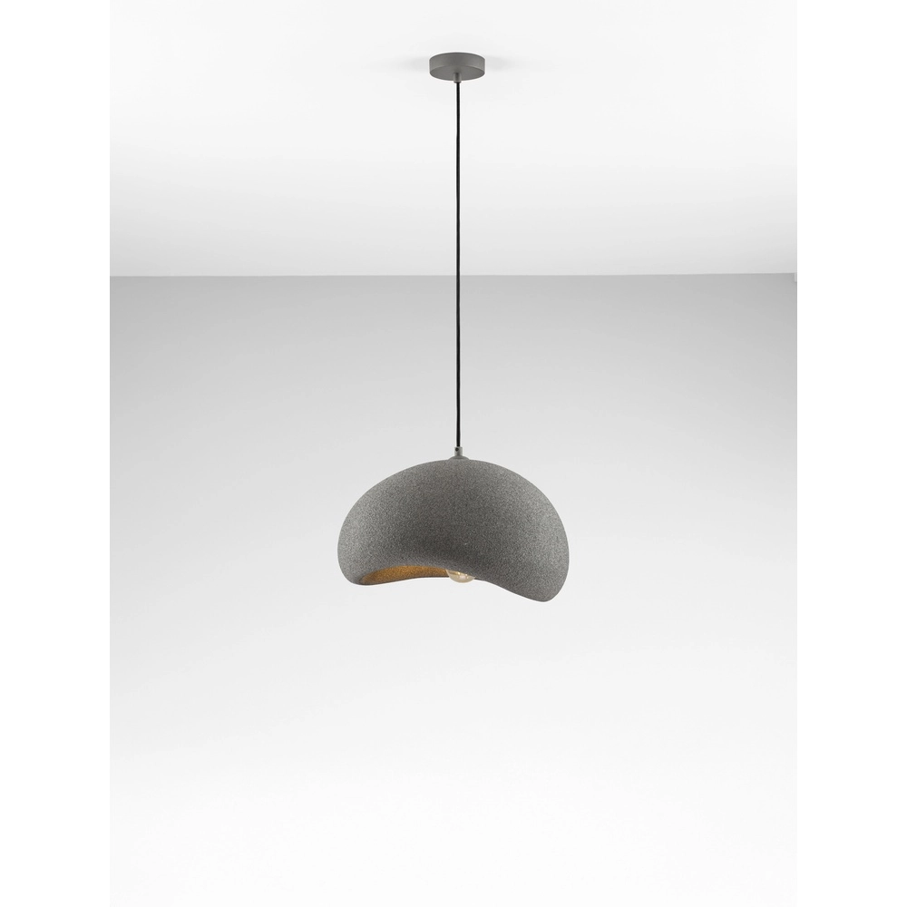 Natuurlijke hanglamp Aere grijs 40cm Lyora 5212017476692