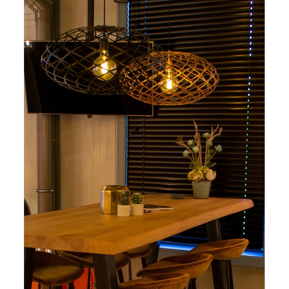 Hanglamp Wolfram Ø 65cm zwart Lucide 5411212211019
