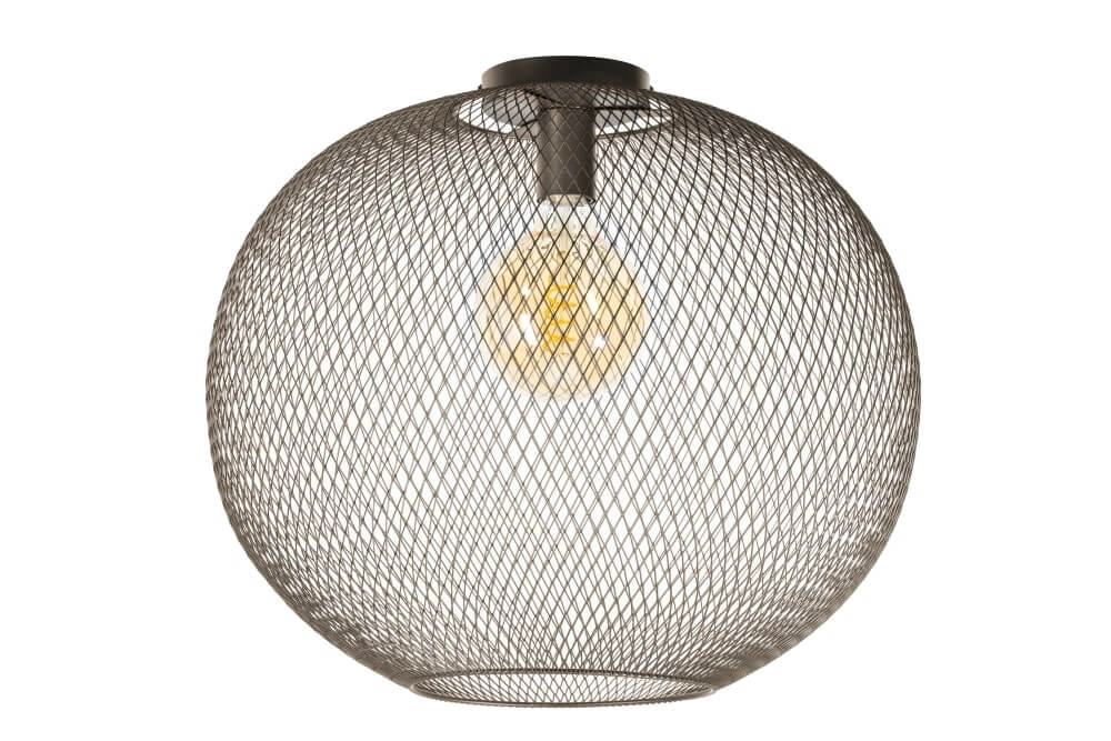 Bruine plafondlamp Billie design Ø 50cm