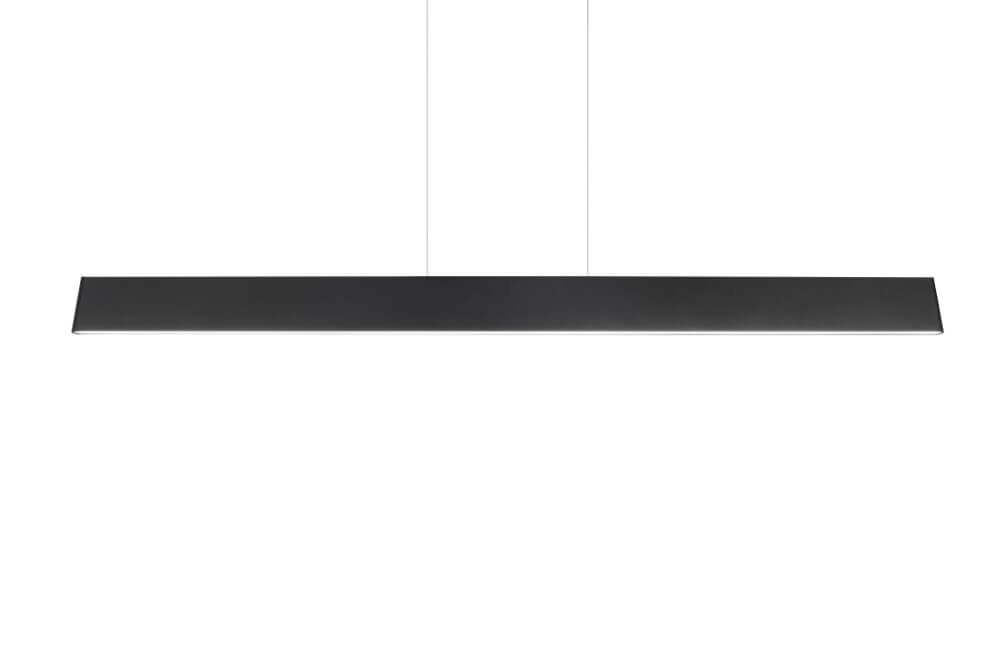 Led kantoor hanglamp Galway 150cm - zwart Trio 4017807616668