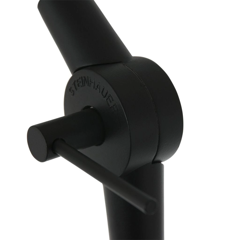 Zwarte vloerlamp Prestige Chic met kurk kap Ø40cm Steinhauer 8712746180527
