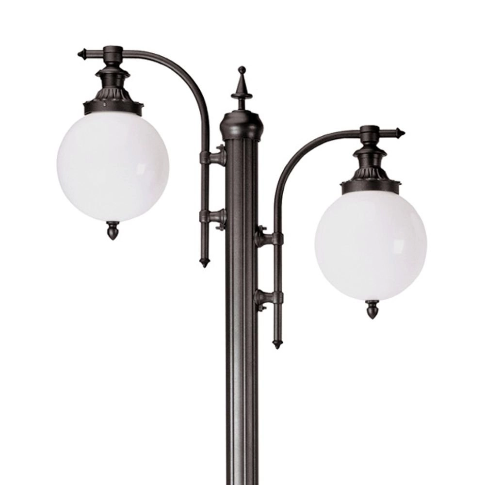 Staande tuinlamp Madeira 2-lichts - zwart KS verlichting 8714732715645