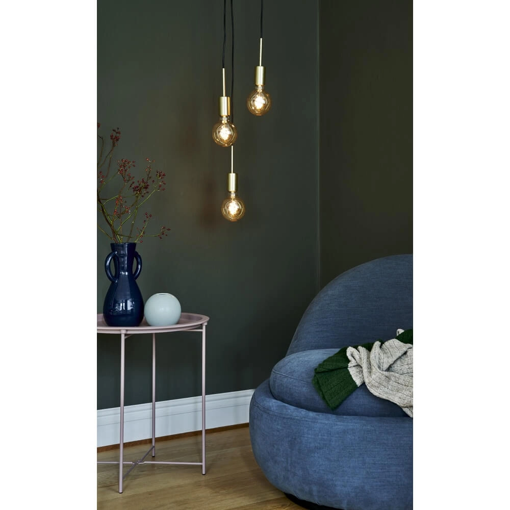 3-lichts hanglamp Paco messing Nordlux 5704924005244
