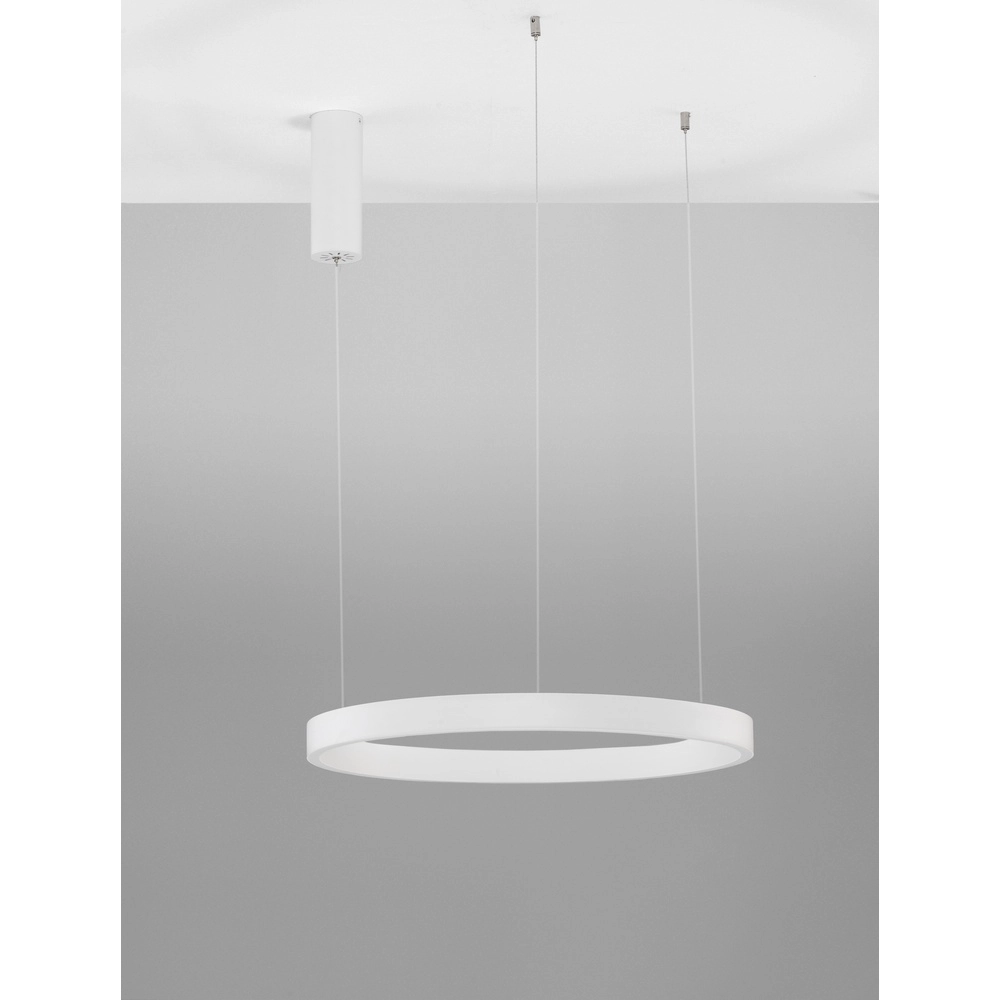 Design hanglamp Elowen wit Ø 60cm