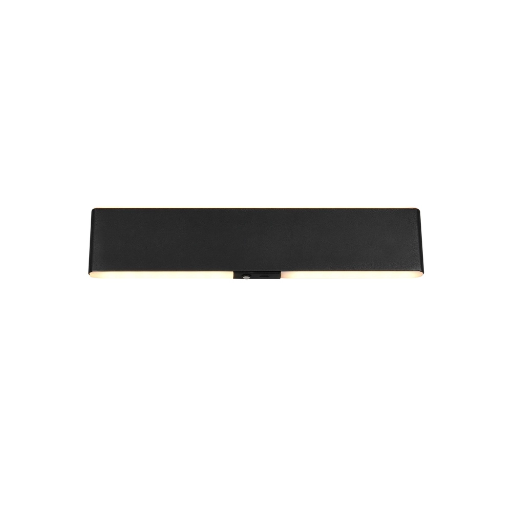 Moderne wandlamp Conchita zwart 32cm Trio 4017807655643