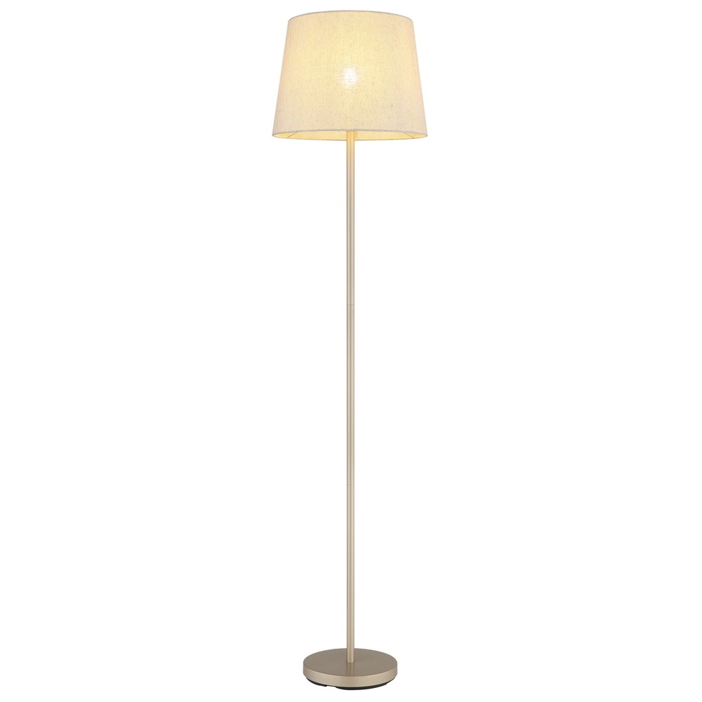 Vloerlamp Joris champagne