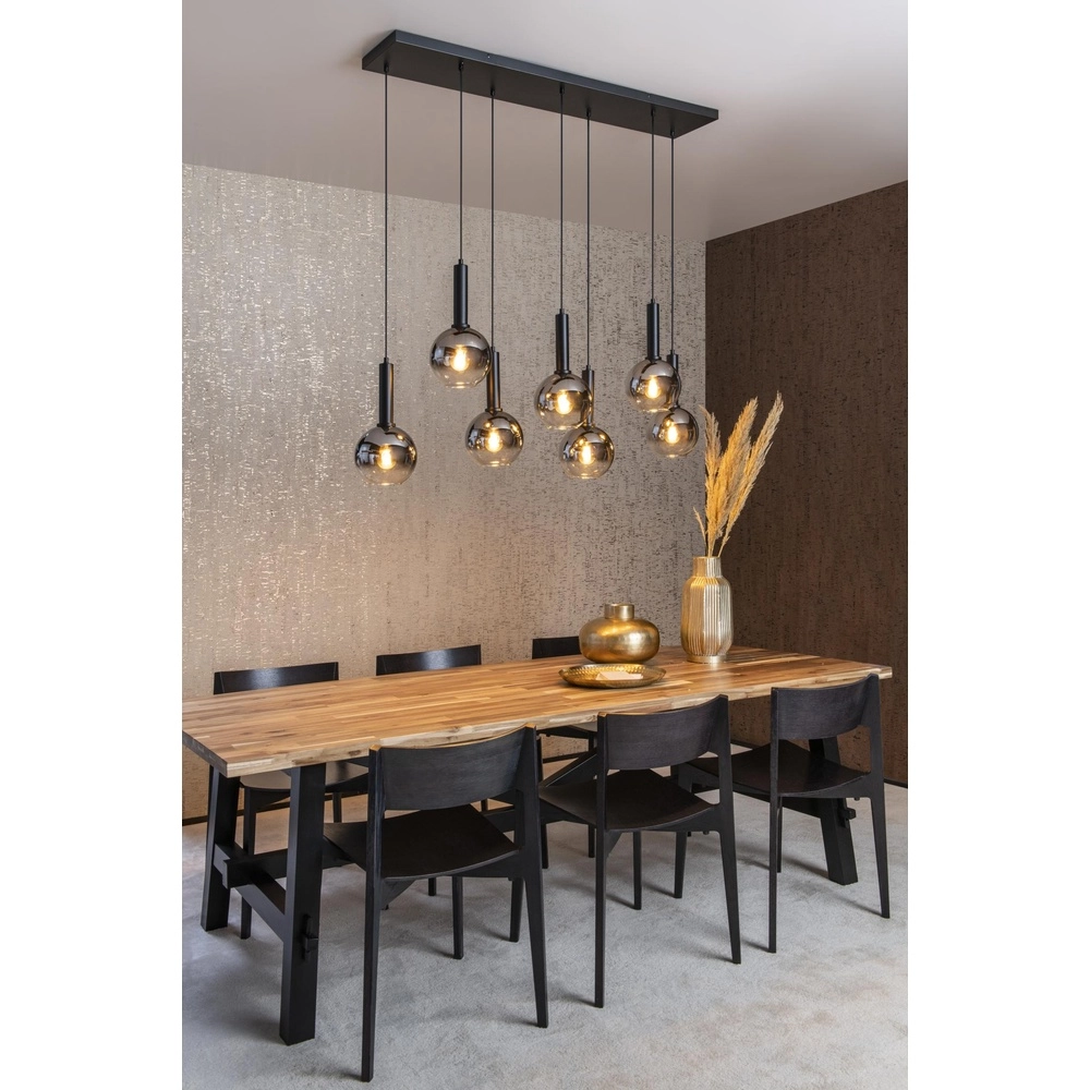 Hanglamp Marius 7-lichts zwart Lucide 5411212452221