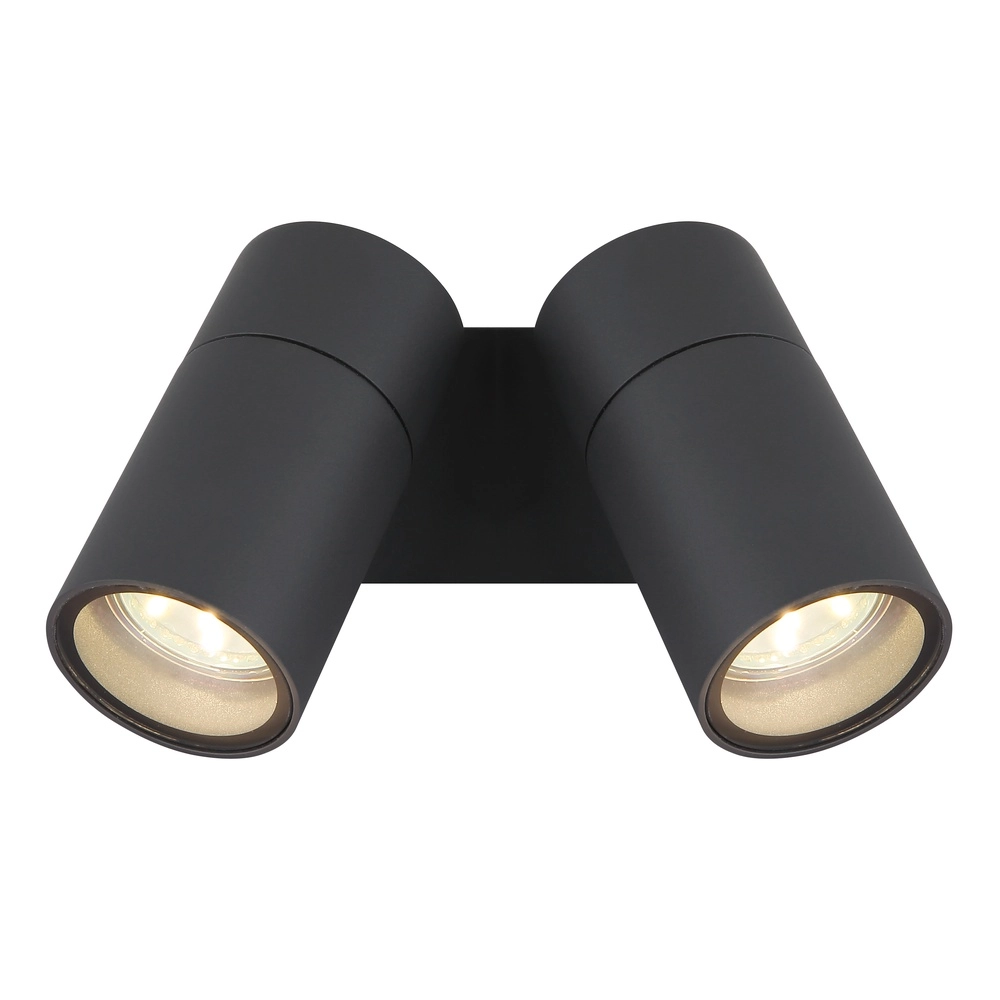 Dubbele opbouwspot Piper antraciet Globo 9007371465873
