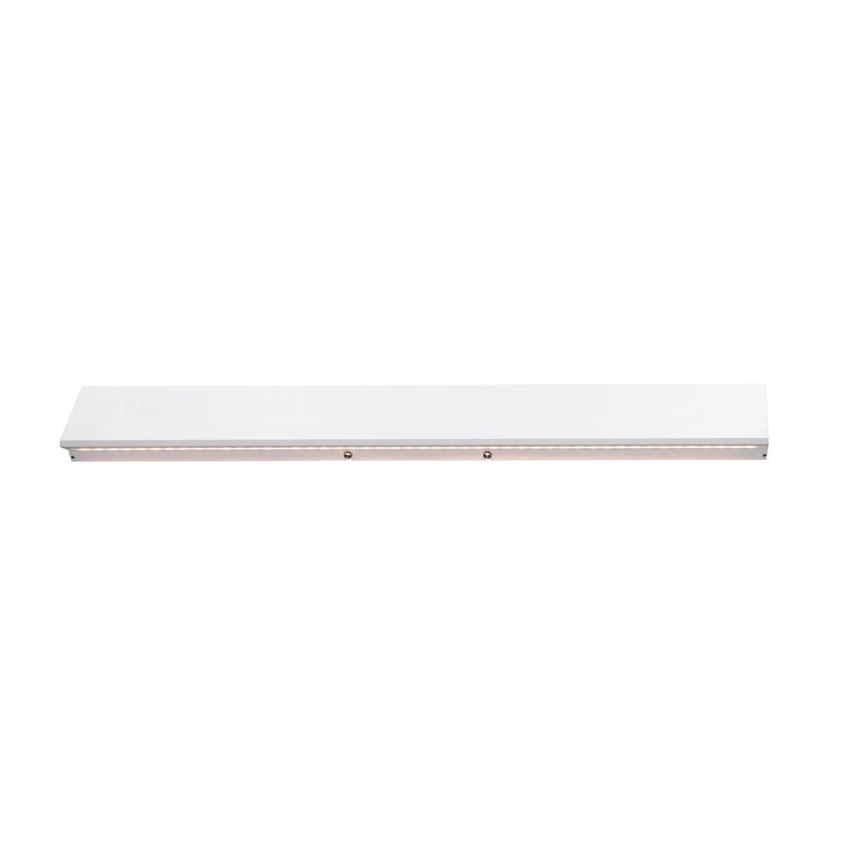 Langwerpige wandlamp Direto 60cm wit