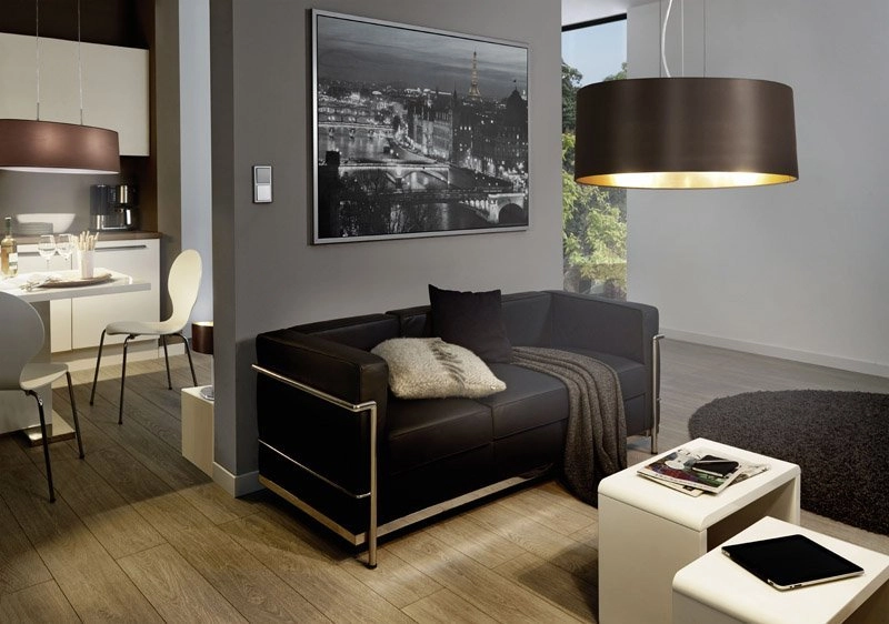 Hanglamp Maserlo 53cm zwart met goud Eglo 9002759316051