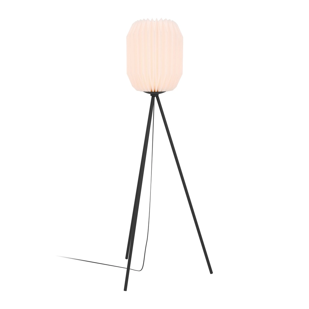 Tripod vloerlamp Belgrave met papieren kap