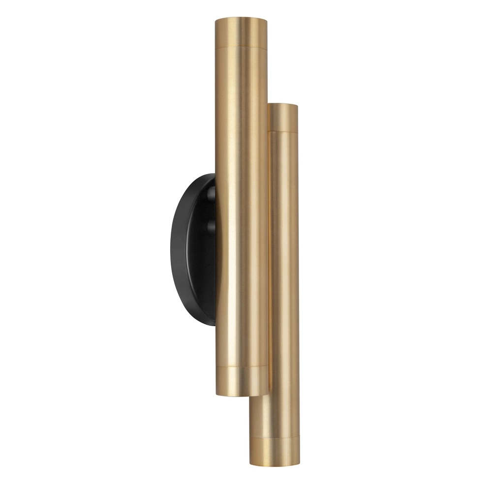 Design wandlamp Trend dubbel messing