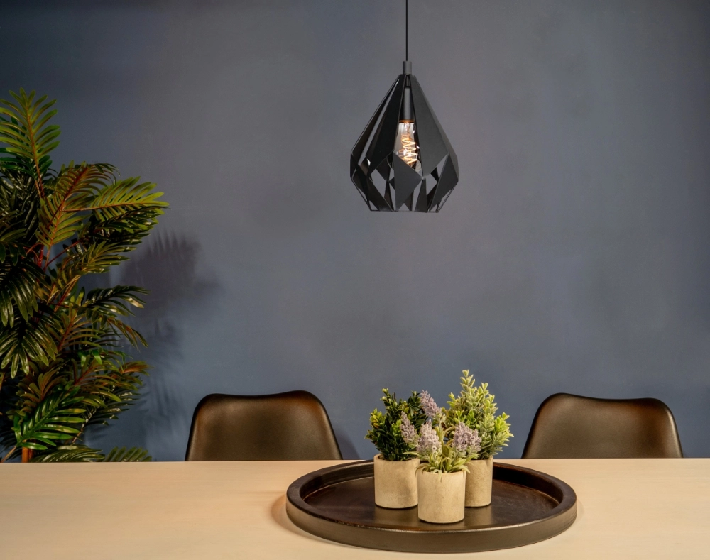Zwarte hanglamp Carlton 5 Ø 20,5cm Eglo 9002759436995