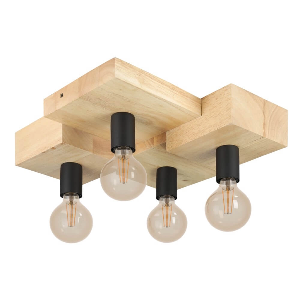 4-lichts plafondlamp Halkin design