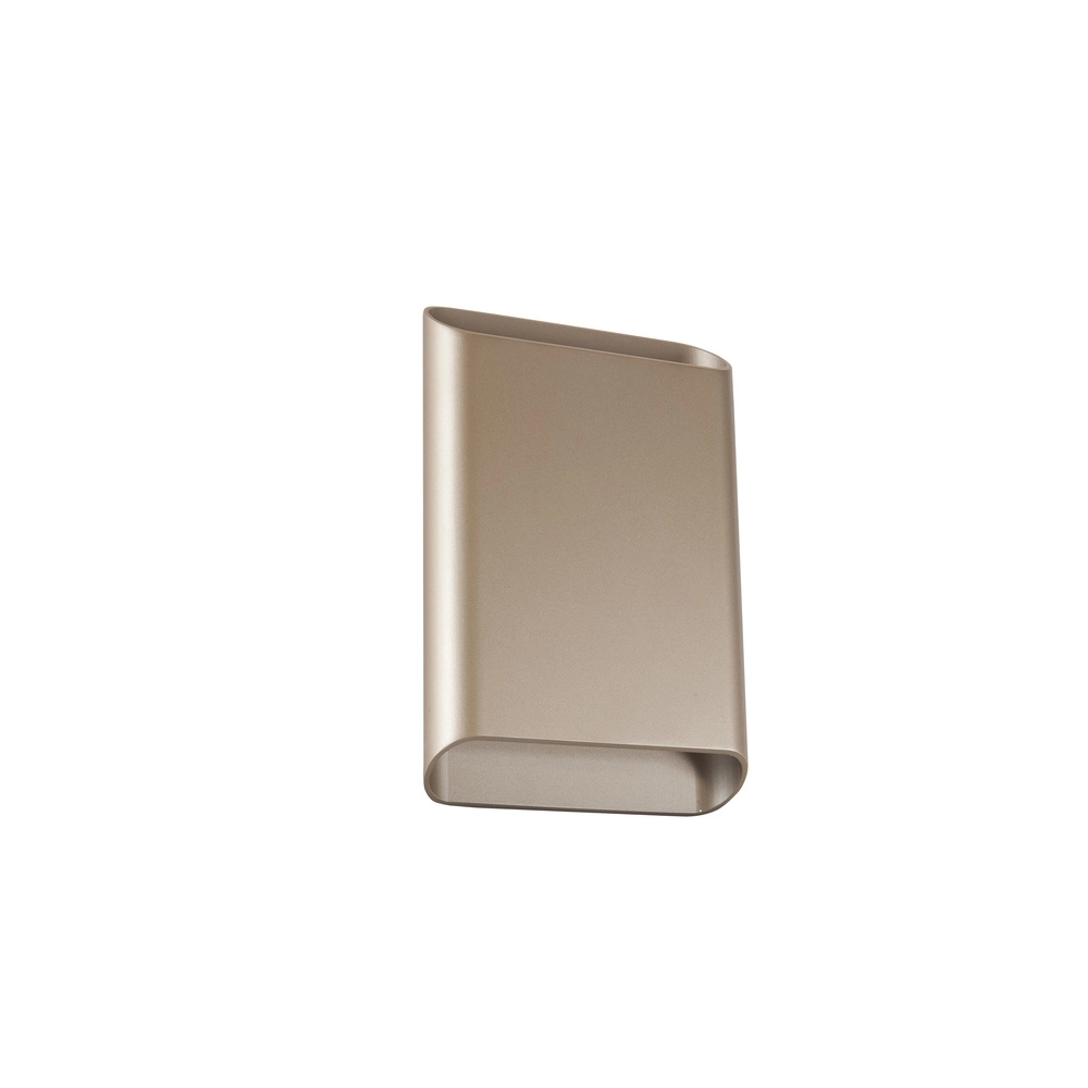 Moderne wandlamp Alex up & down zand bruin