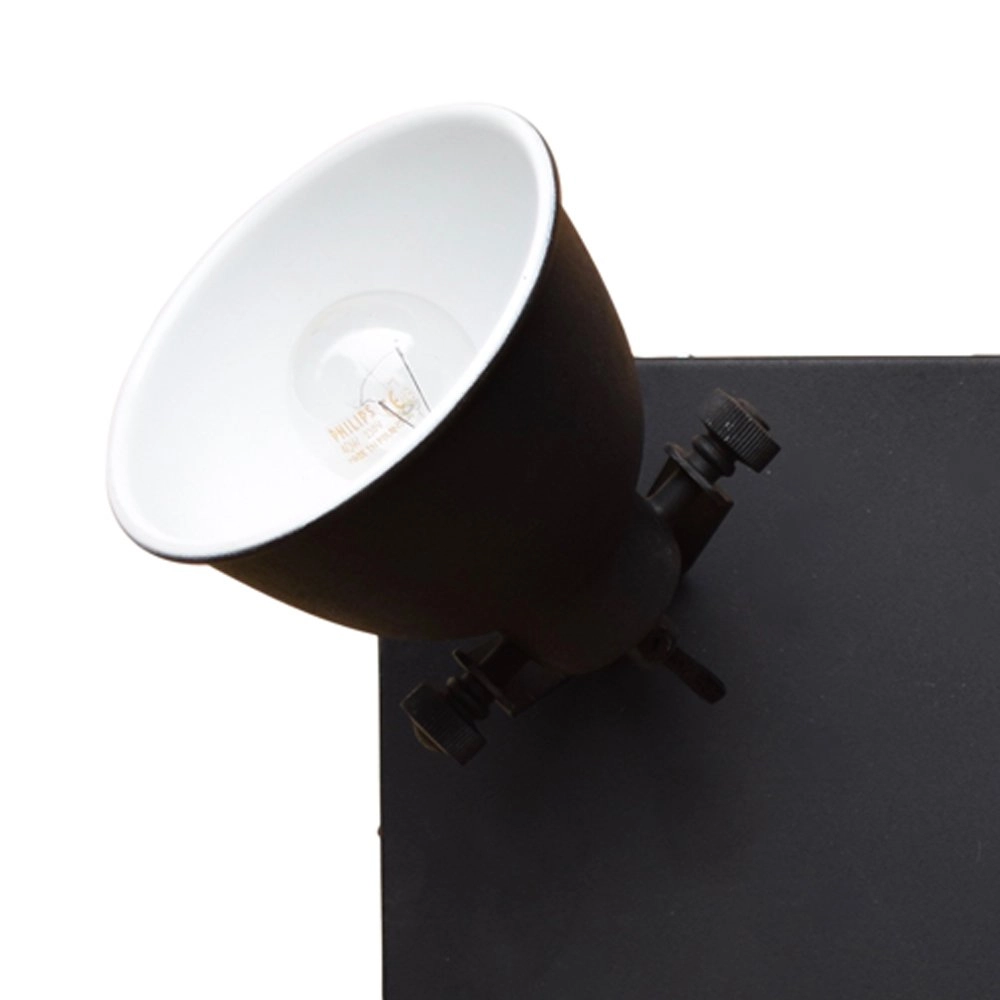 Plafondspot Industrial 4-lichts vintage zwart Urban Interiors 8719325005714