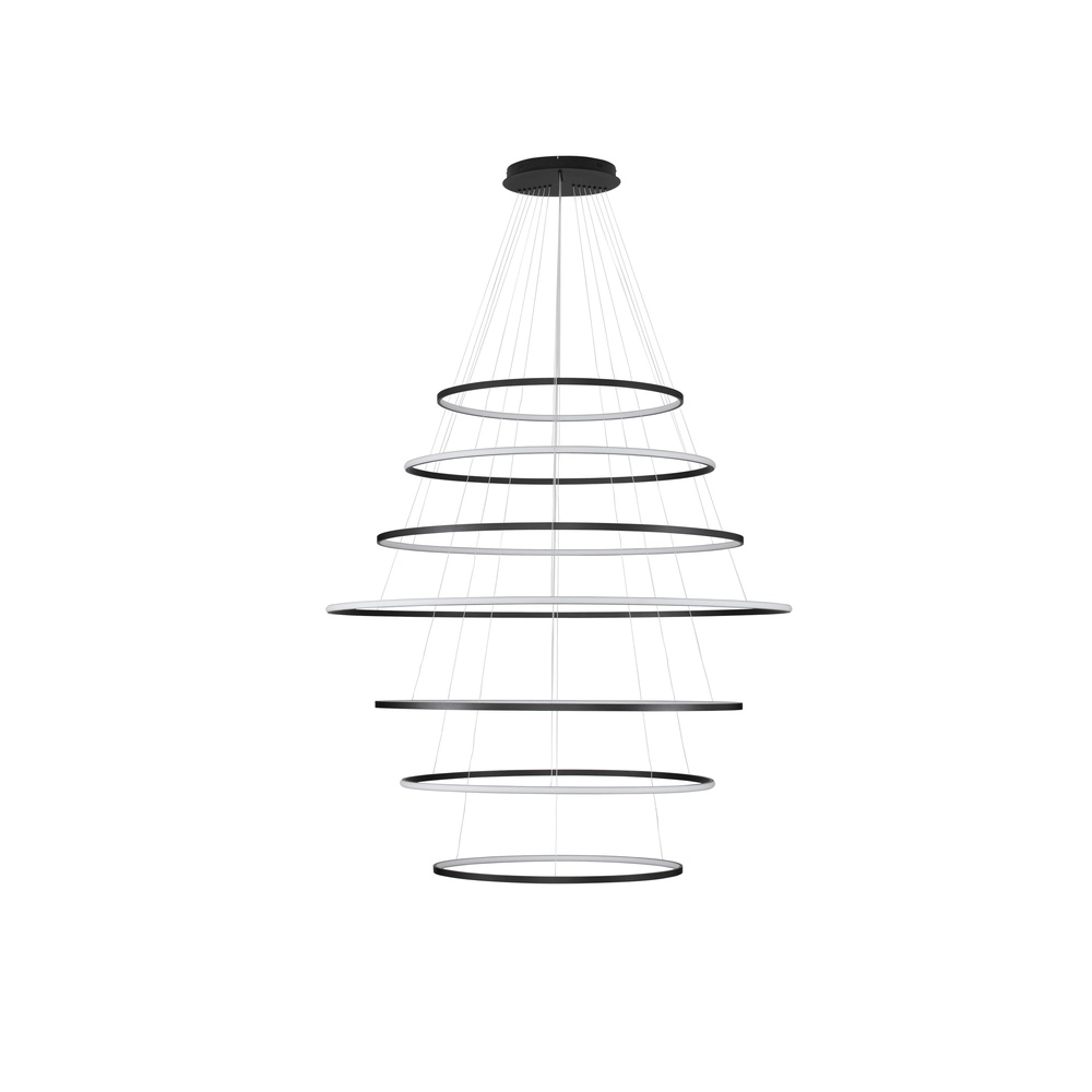 Design hanglamp Maelo zwart Ø 150cm Lyora 5212017479747