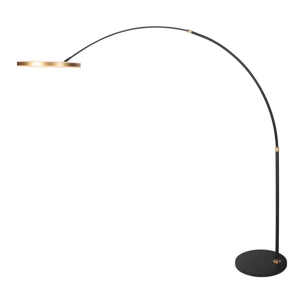 Design booglamp Ringlux zwart met goud Steinhauer 8712746177398