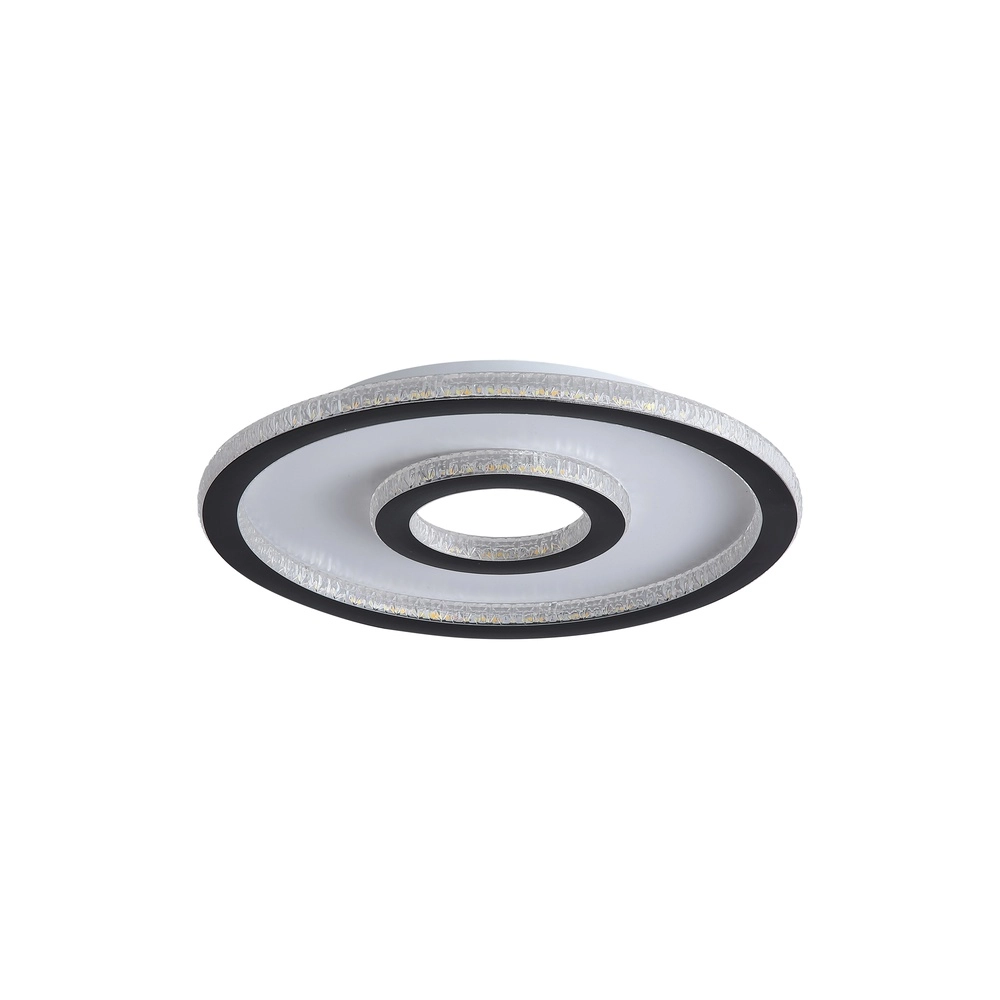 Plafonniere Roundel zwart Searchlight 5053423299556