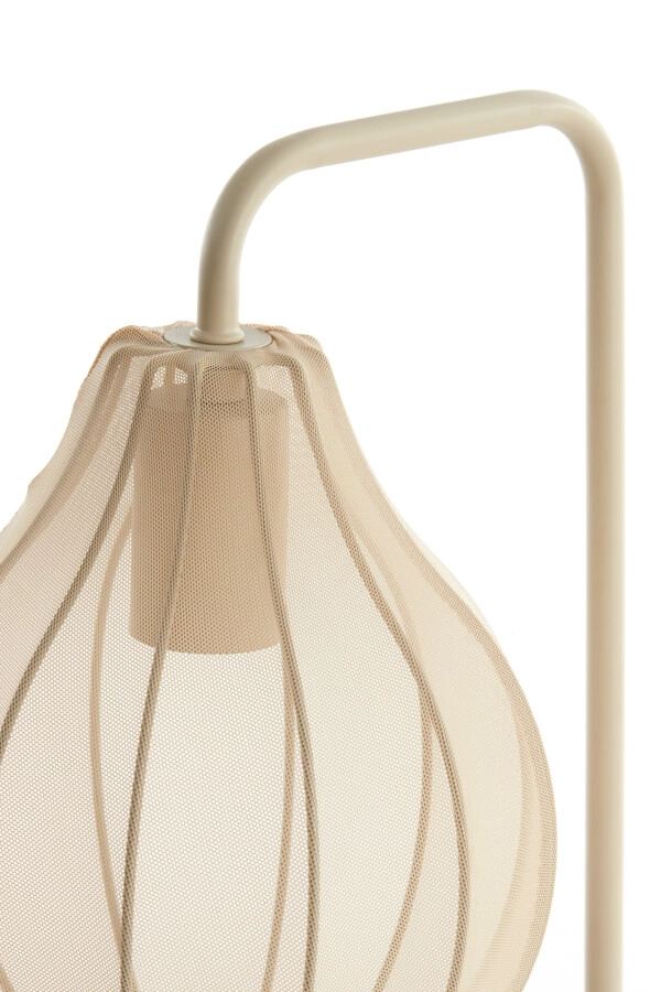 Crème tafellamp Elati Ø 20cm japandi Light & Living 8717807702694