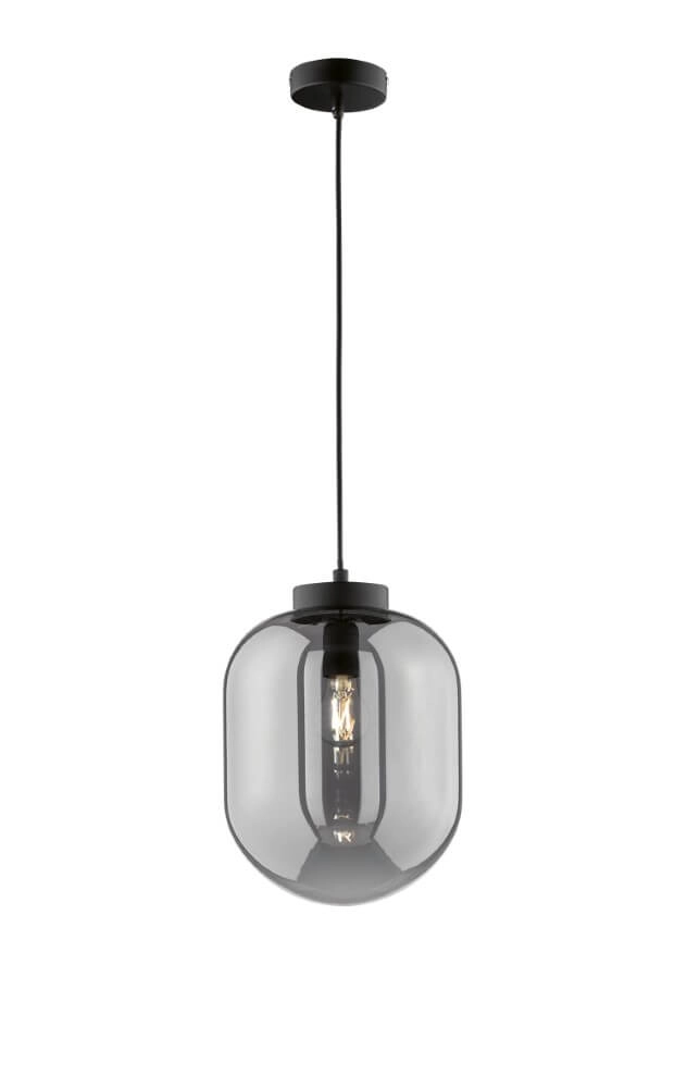 Smoke glazen hanglamp Regi Ø 24cm