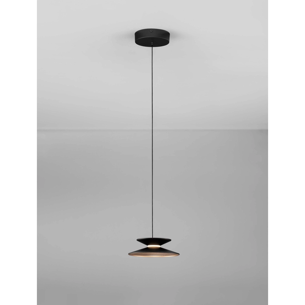 Design hanglamp Morfi enkel zwart